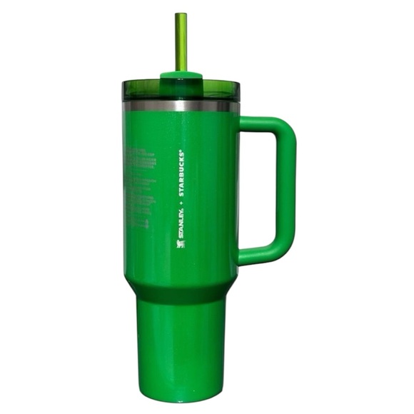 Stanley & Starbucks Pearl Green Travel Mug with Handle 40oz - Picture 1 of 4